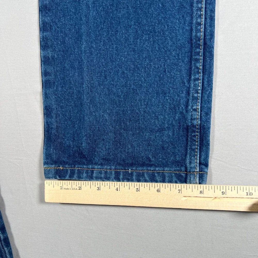 Wrangler Mens Straight Leg Cowboy Cut Denim Jeans Medium Wash 34x30 1013MWZPW